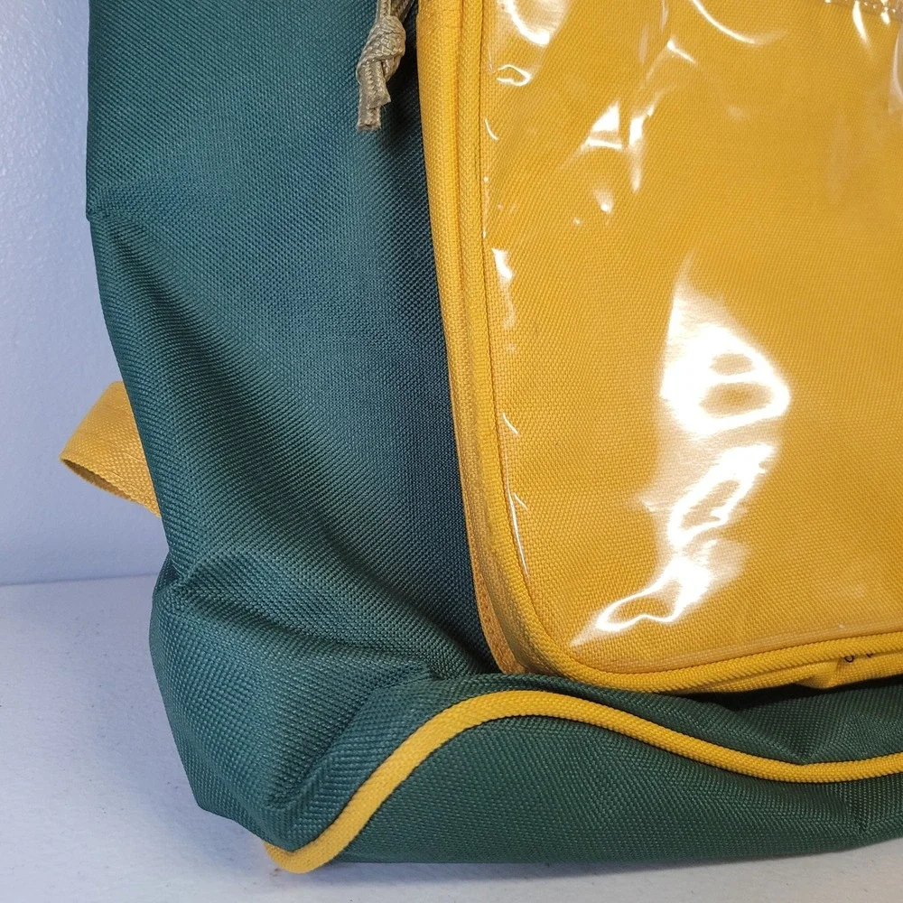 Green Bay Packers Colors‎ Canvas Backpack Green Yellow Basic